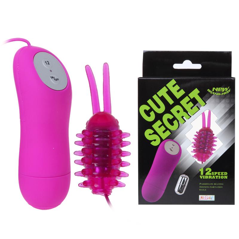 BI0225 / Виброяйцо / Vibrating egg, 12 speed vibr, Purple, 6,5x3,3cm