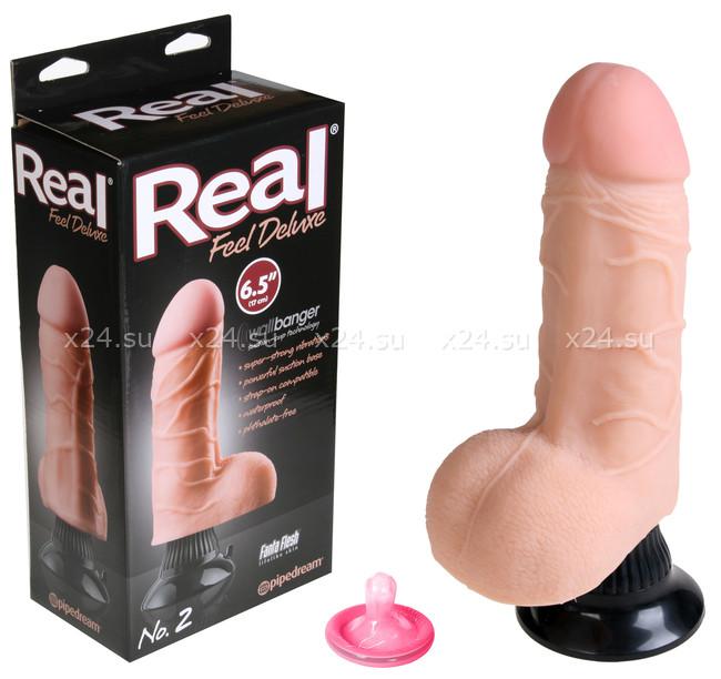 Вибратор REAL FEEL DELUXE №2 телесный