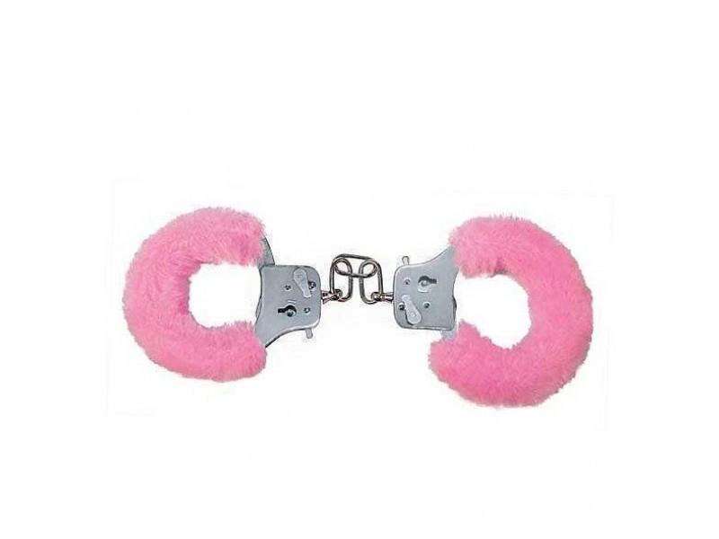 Наручники розовые FURRY FUN CUFFS PINK PLUSH