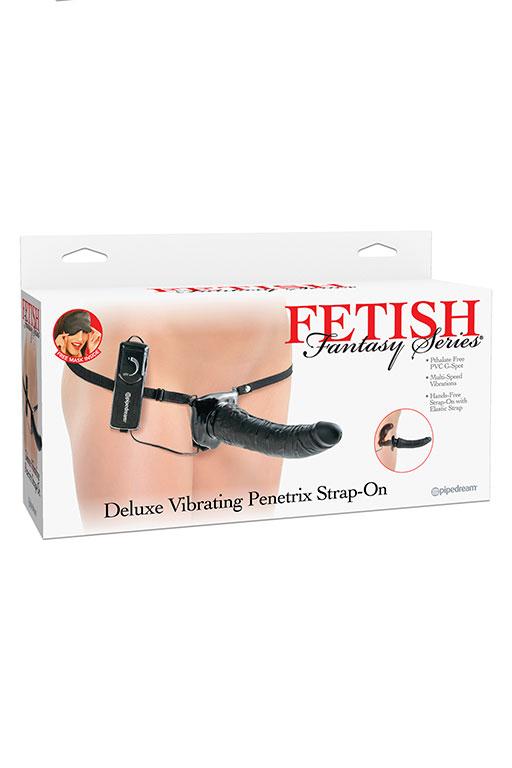 Фаллоимитатор с креплением Fetish Fantasy Series Deluxe Vibrating Penetrix Strap-On