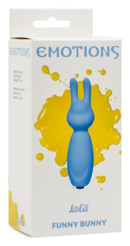 Мини вибратор Emotions Funny Bunny blue 4007-01Lola