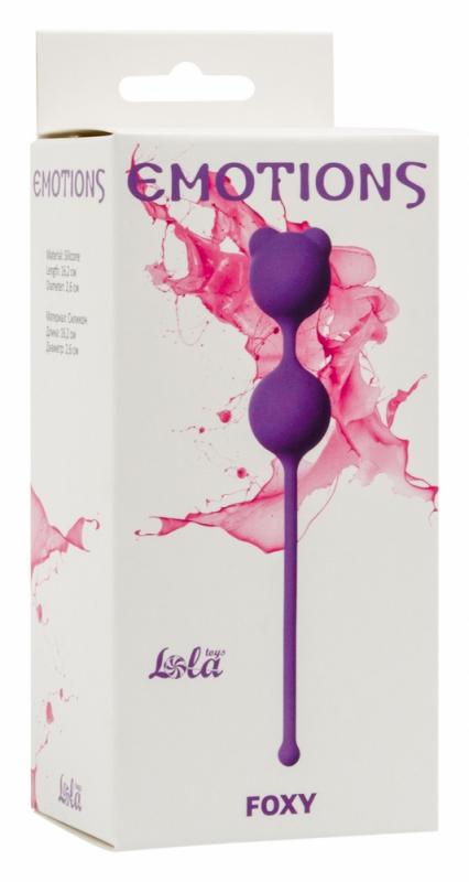 Вагинальные шарики Emotions Foxy Purple 4001-01Lola