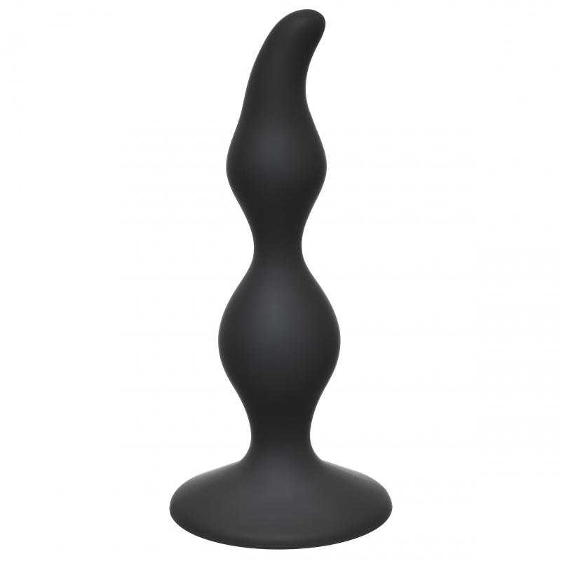 Анальная пробка Curved Anal Plug Black 4105-03Lola