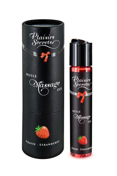 826007 / MASSAGE OIL STRAWBERRY 59ML Массажное масло Земляника 59 мл
