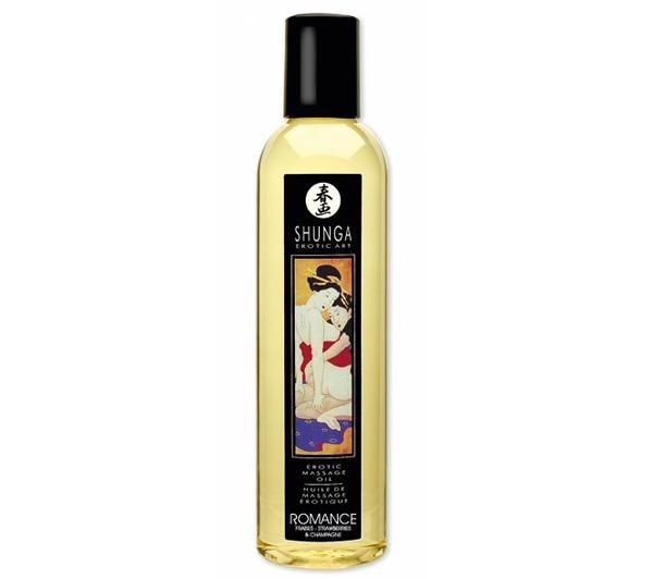 Масло для Массажа Shunga Romance Champagne & Strawberries,250 мл