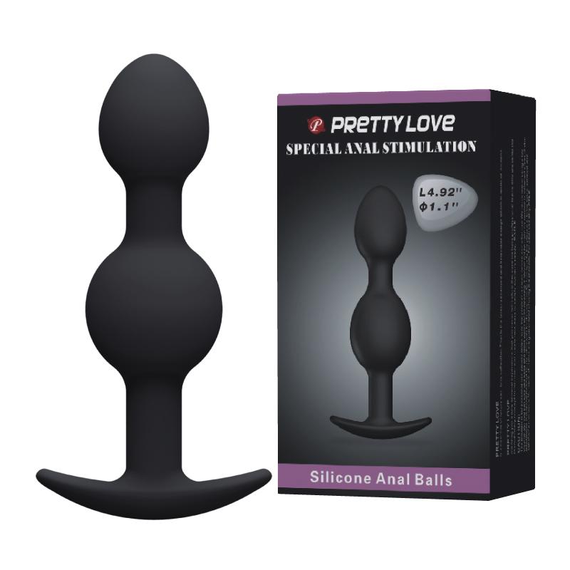 Анальные шарики Black Pretty Love BI-040035