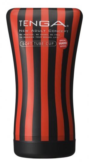 Мастурбатор для интенсивной стимуляции Tenga Hard Soft Tube Cup, ЧЕРНЫЙ - ОРИГИНАЛ