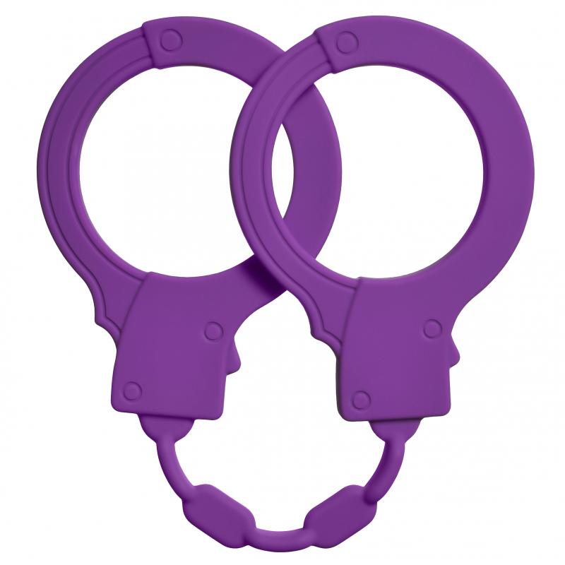 Силиконовые наручники Stretchy Cuffs Purple 4008-02Lola