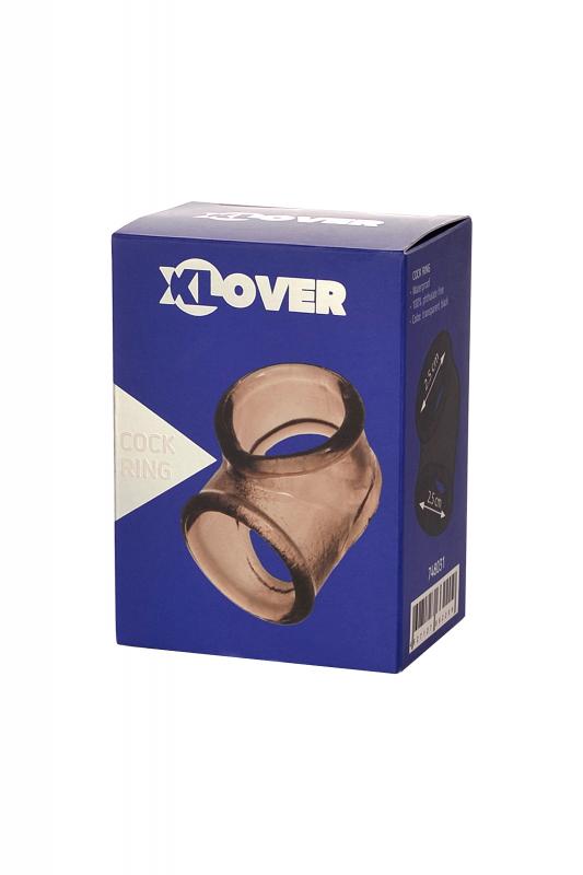 Кольцо Toyfa XLover, черное, прозрачное