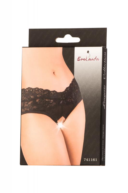 Эротические трусики Erolanta Lingerie Collection черные (42-44)