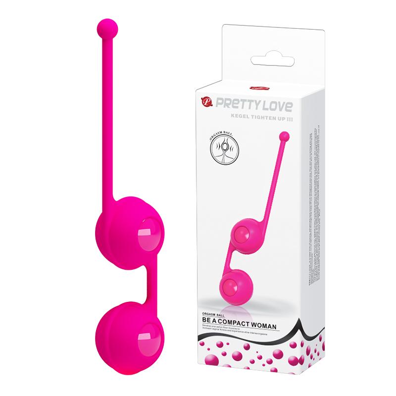 BI-014493 / PrettyLove Kegel Tighten Up III, вагинальные шарики на сцепке