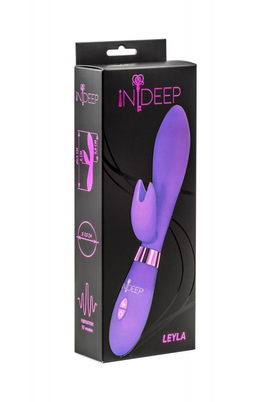 Вибратор Indeep Leyla Purple 7701-02indeep