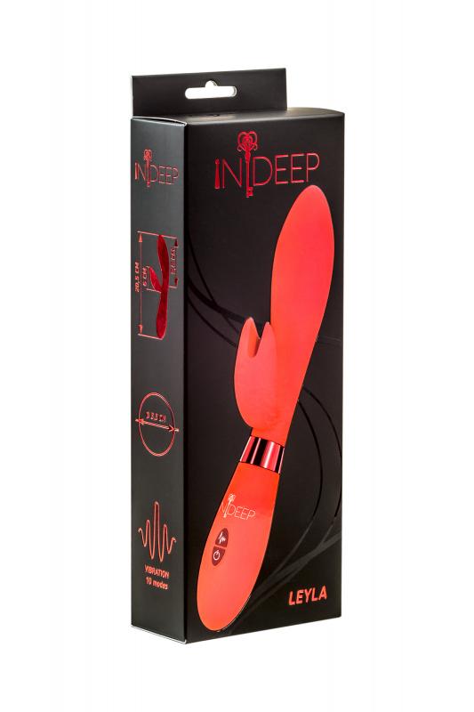 Вибратор Indeep Leyla Red 7701-01indeep