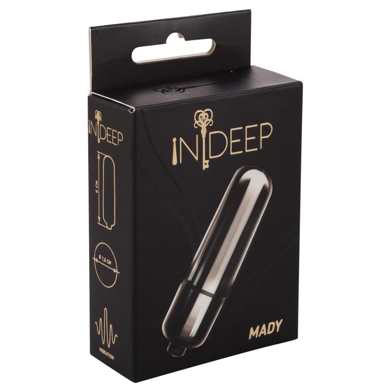 Вибропуля Indeep Mady Black 7703-04indeep