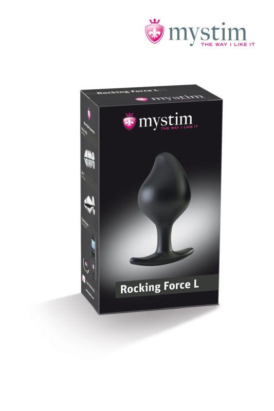 MYSTIM Втулка Buttplug Rocking Force L черная