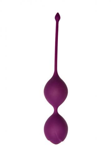Шарики Кегеля со смещенным центом тяжести Delta, силикон, 3,5 x 20 см , цвет сливовый (One Size)