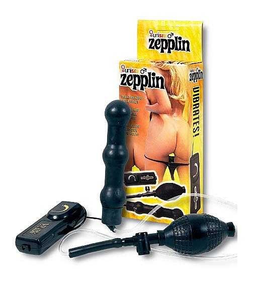 Анальная пробка ZEPPLIN BLACK INFLATABLE ANAL WAND